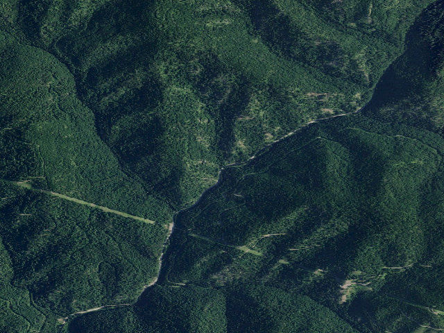 Aerial image of USFS dispersed camp — ID #844