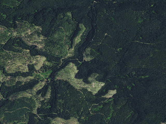 Aerial image of USFS dispersed camp — ID #846
