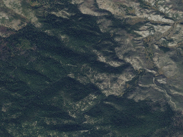 Aerial image of USFS dispersed camp — ID #9