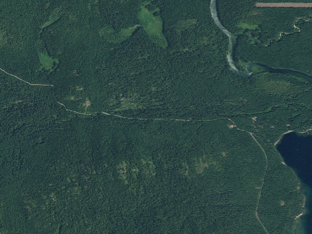 Aerial image of USFS dispersed camp — ID #90