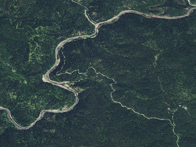 Aerial image of USFS dispersed camp — ID #92