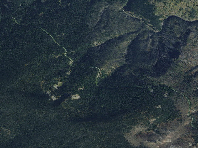 Aerial image of USFS dispersed camp — ID #93