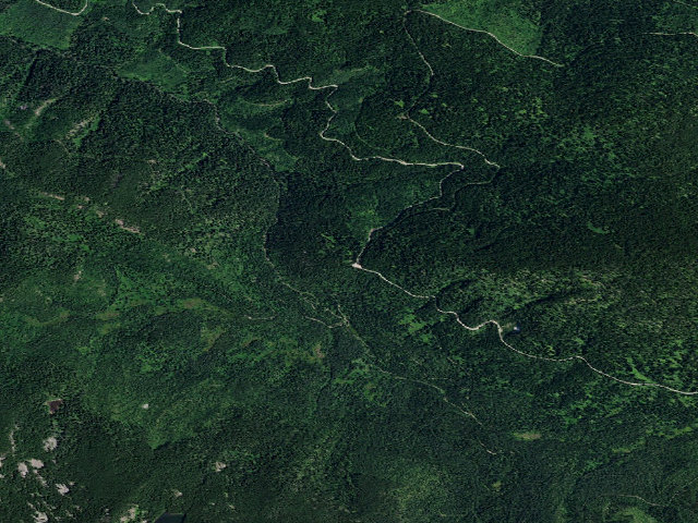 Aerial image of USFS dispersed camp — ID #95