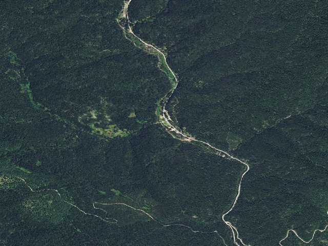 Aerial image of USFS dispersed camp — ID #98
