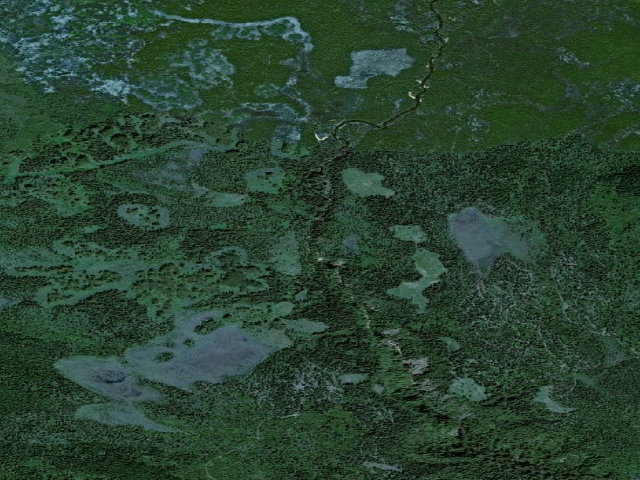 Aerial image of USFS dispersed camp — Kenai Peninsula Borough, AK