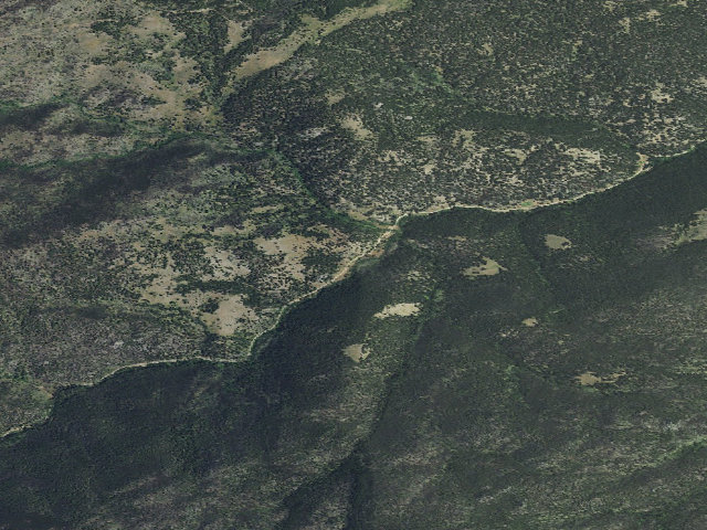 Aerial image of USFS dispersed camp — MT #130