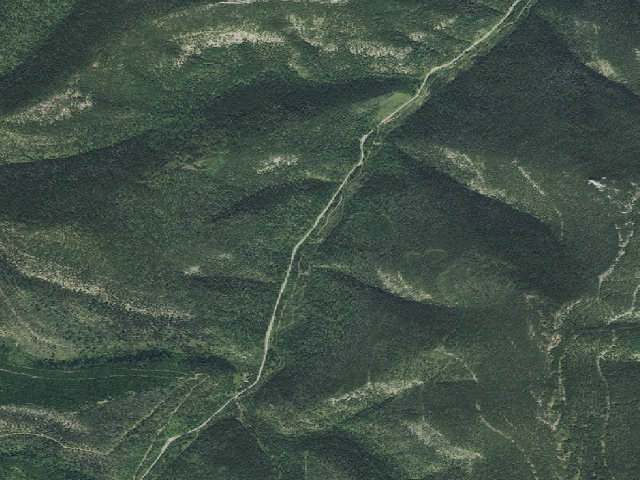 Aerial image of USFS dispersed camp — MT #14