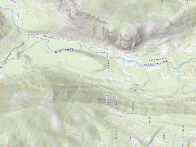 USGS topographic map of USFS dispersed camp — MT #144