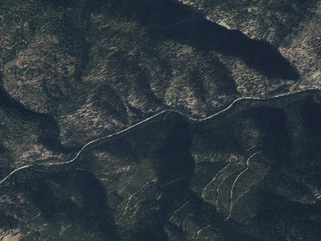 Aerial image of USFS dispersed camp — MT #169