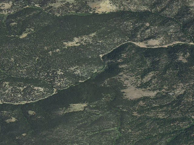Aerial image of USFS dispersed camp — MT #177