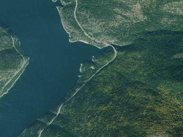 Aerial image of USFS dispersed camp — MT #179