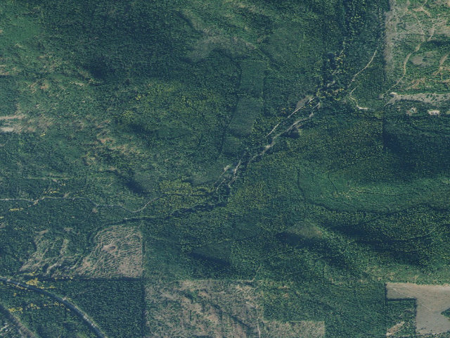 Aerial image of USFS dispersed camp — MT #18