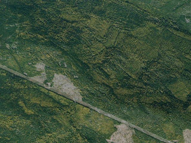 Aerial image of USFS dispersed camp — MT #189