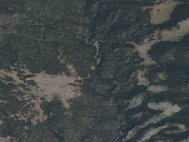 Aerial image of USFS dispersed camp — MT #19