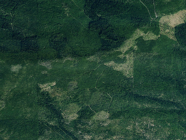 Aerial image of USFS dispersed camp — MT #192