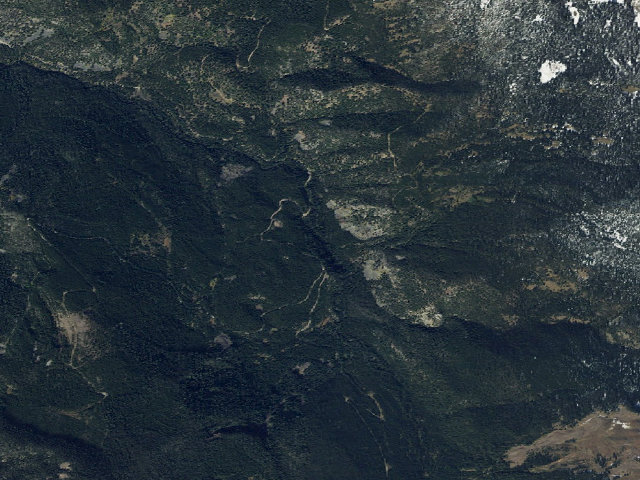 Aerial image of USFS dispersed camp — MT #212