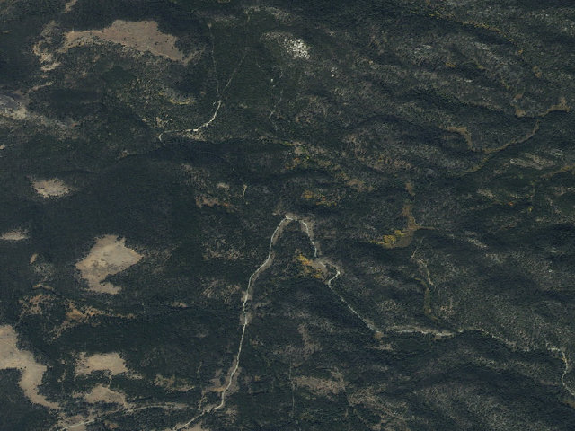 Aerial image of USFS dispersed camp — MT #220