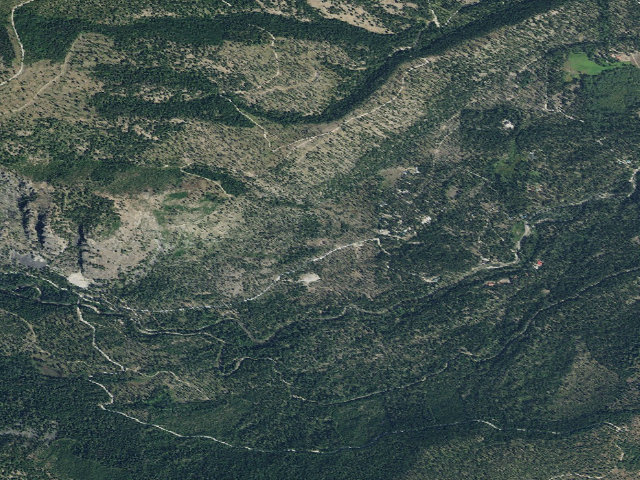 Aerial image of USFS dispersed camp — MT #224