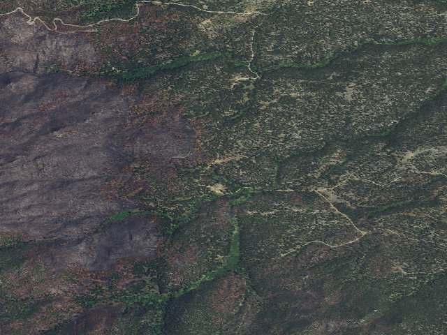 Aerial image of USFS dispersed camp — MT #230