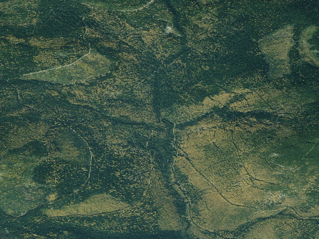 Aerial image of USFS dispersed camp — MT #234
