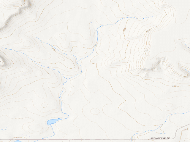 USGS topographic map of USFS dispersed camp — MT #237