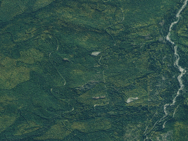 Aerial image of USFS dispersed camp — MT #248