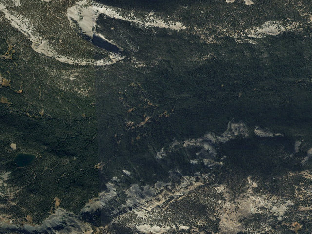 Aerial image of USFS dispersed camp — MT #251