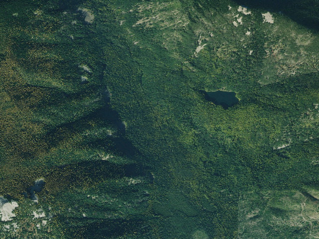 Aerial image of USFS dispersed camp — MT #26
