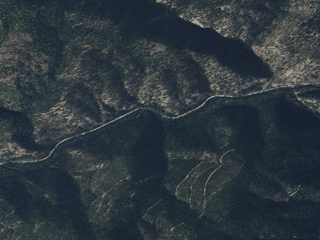 Aerial image of USFS dispersed camp — MT #277