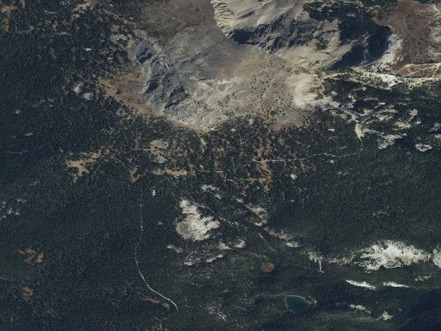 Aerial image of USFS dispersed camp — MT #29
