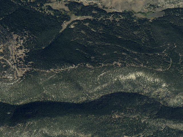 Aerial image of USFS dispersed camp — MT #290