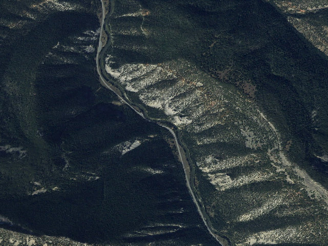 Aerial image of USFS dispersed camp — MT #294