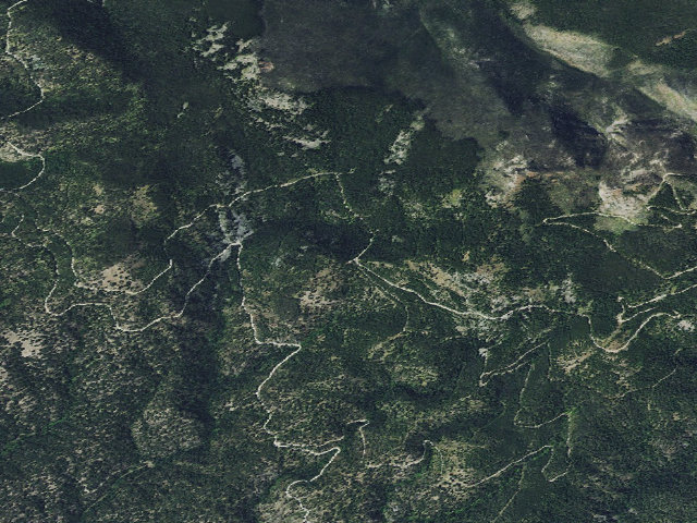 Aerial image of USFS dispersed camp — MT #312