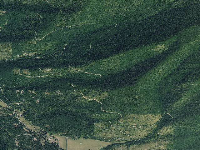 Aerial image of USFS dispersed camp — MT #321