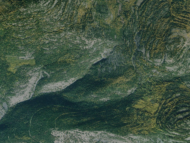 Aerial image of USFS dispersed camp — MT #326