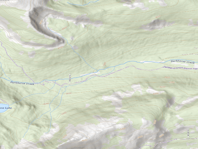 USGS topographic map of USFS dispersed camp — MT #331