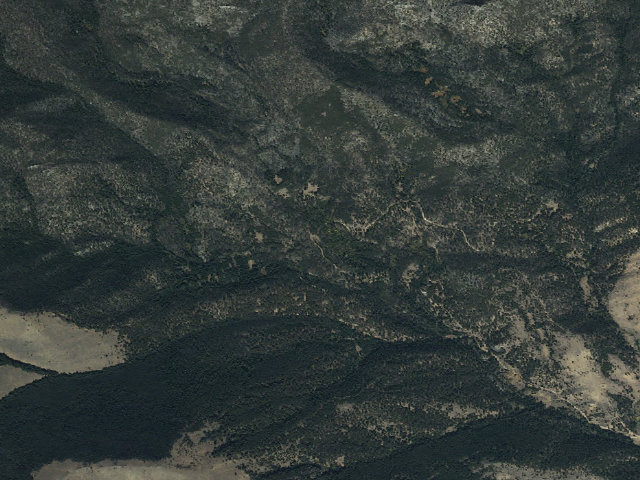 Aerial image of USFS dispersed camp — MT #338