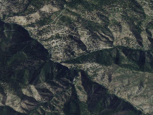 Aerial image of USFS dispersed camp — MT #34