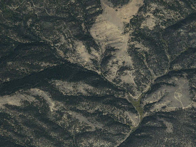 Aerial image of USFS dispersed camp — MT #341
