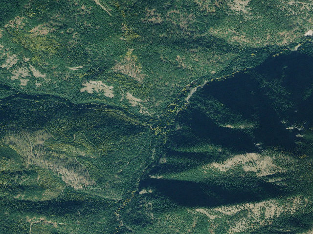 Aerial image of USFS dispersed camp — MT #344