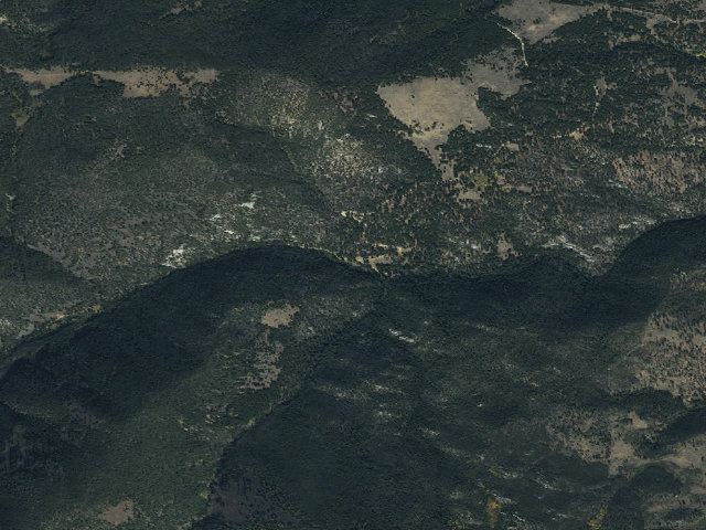 Aerial image of USFS dispersed camp — MT #352