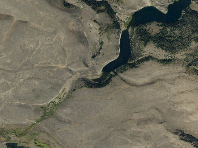 Aerial image of USFS dispersed camp — MT #359