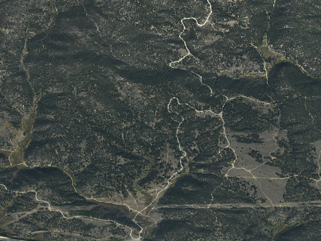 Aerial image of USFS dispersed camp — MT #367