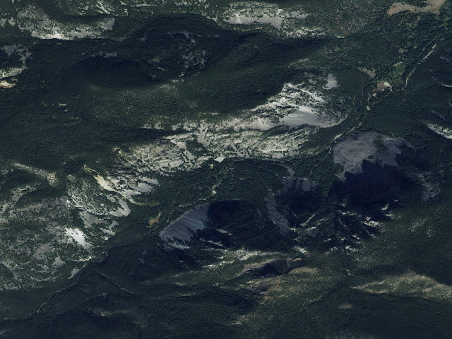 Aerial image of USFS dispersed camp — MT #369