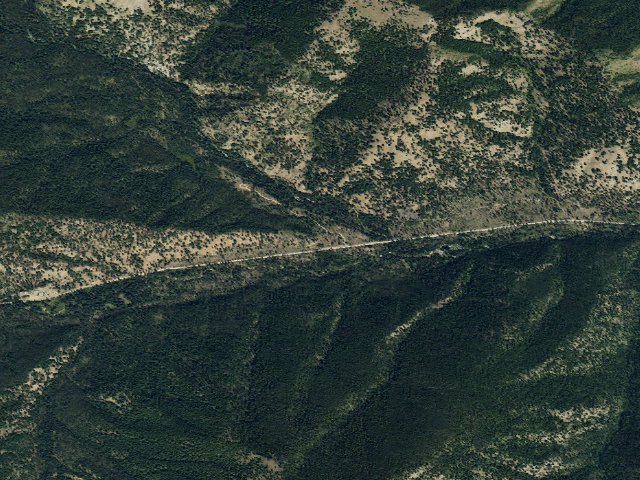 Aerial image of USFS dispersed camp — MT #37