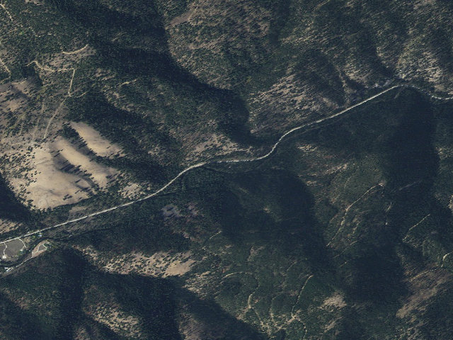 Aerial image of USFS dispersed camp — MT #384