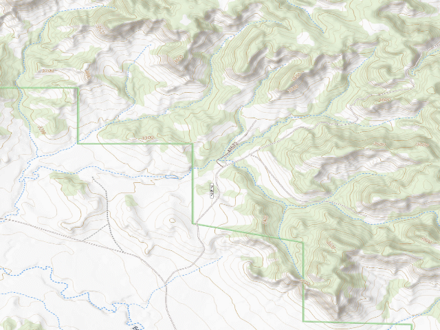 USGS topographic map of USFS dispersed camp — MT #392