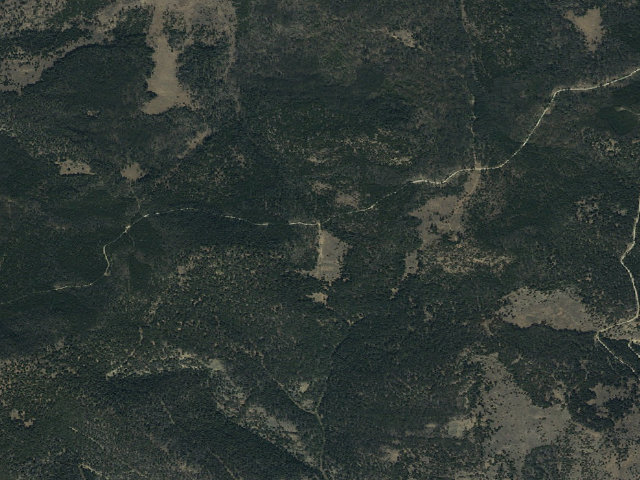 Aerial image of USFS dispersed camp — MT #403