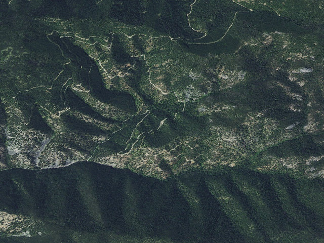 Aerial image of USFS dispersed camp — MT #410