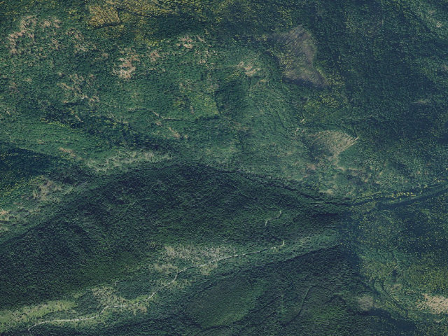 Aerial image of USFS dispersed camp — MT #415